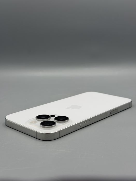 iPhone 16 Pro Max / 256 GB / Baterie 91% / 453 Cicluri / White Titanium / Impecabil / Garantie un an