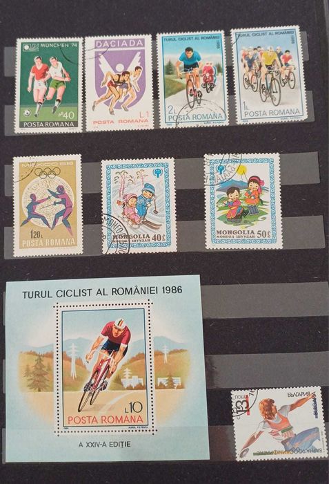 Colecție de 500+ de timbre – anii ’60–’90 – vândută integral