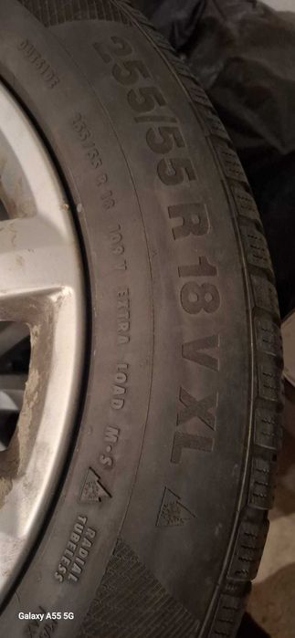 Anvelope de iarna și set cauciucuri de iarna  cu genti aluminiu pe18