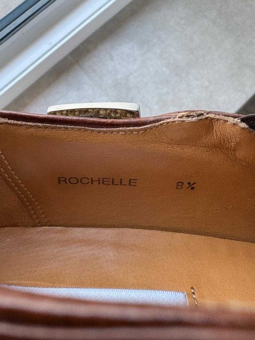 Pantofi Mezlan piele impletita