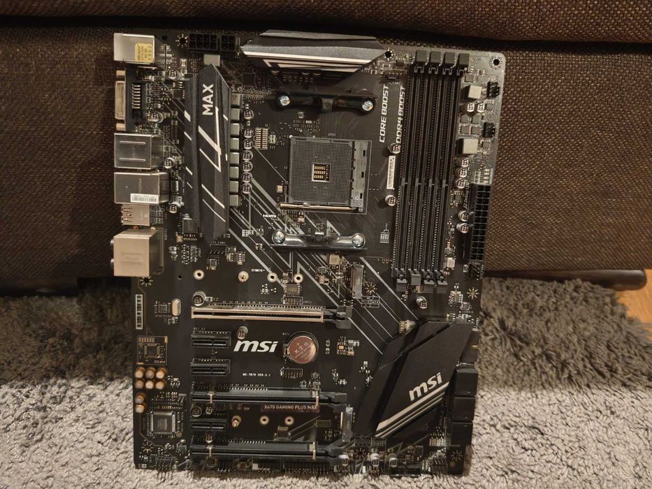 Дънна платка MSI X470 GAMING PLUS MAX, s. AM4, AMD X470