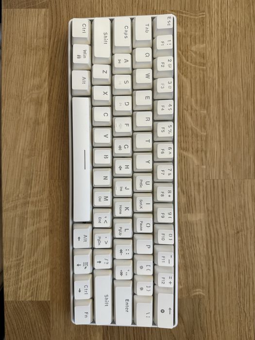 Tastatura Mecanica Rice Qwertykey Alba