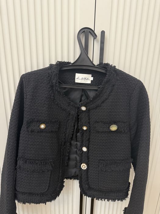 Твидовый пиджак новый