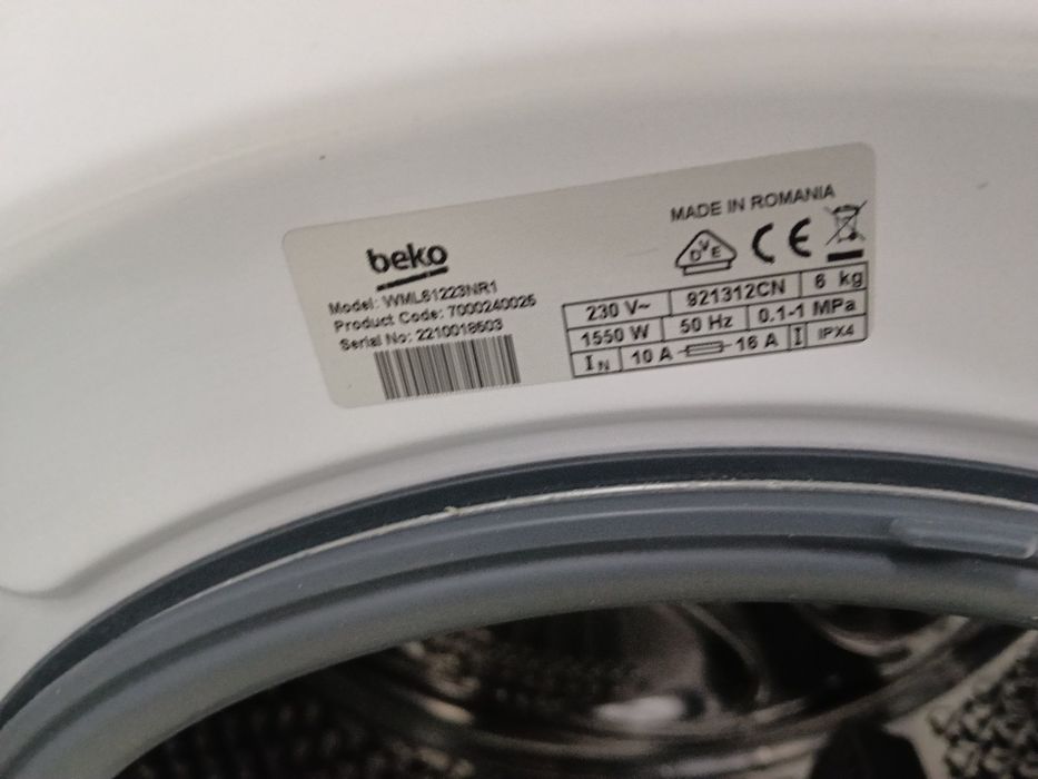 Mașină de spălat rufe slim Beko 6kg