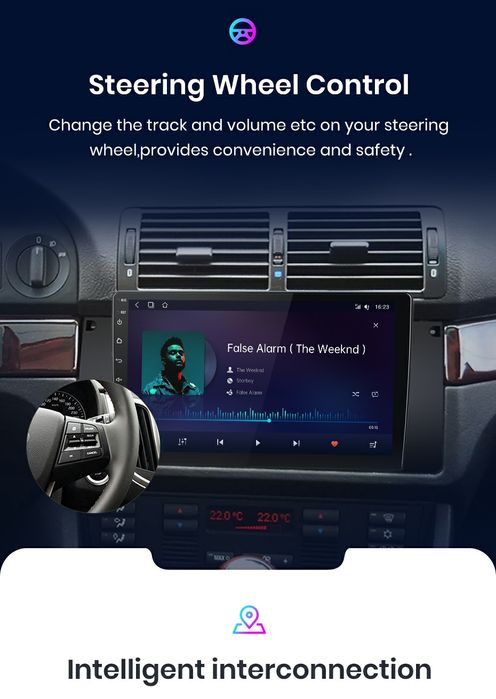 Navigatie Android dedicata BMW E39/E53/X5 (1996-2007),