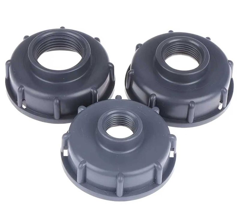 Капачка Преход за бидон 1000 литра IBC с резба за канелка, кран и др