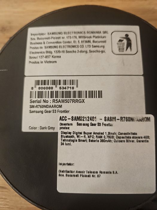 Smart Watch samsung frontier s3