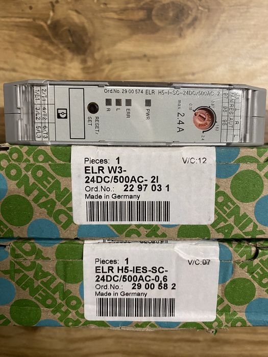 Phoenix Contact ELR W3-24DC/500AC si ELR H5-IES-SC-24DC/500AC