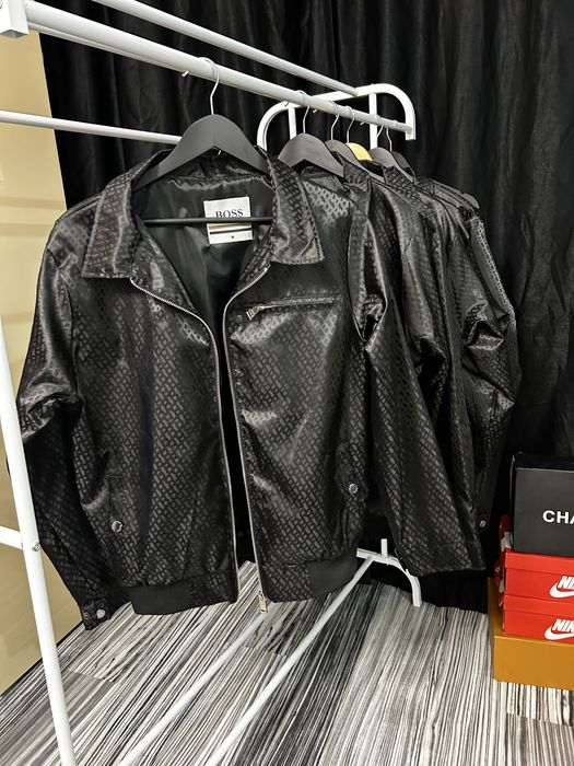 Hugo Boss Monogram Bomber Jacket / BOSS All-Over Logo Jacket