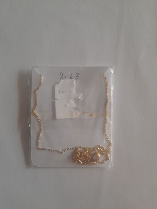 Vând lănțișor damă de 14 k nou cu etichetă