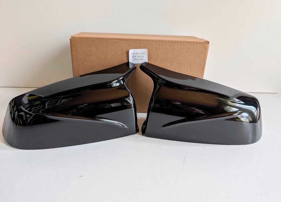 Капаци огледала BMW E60 фейслифт Е61 Е63 Е64,черни БМВ facelift lci