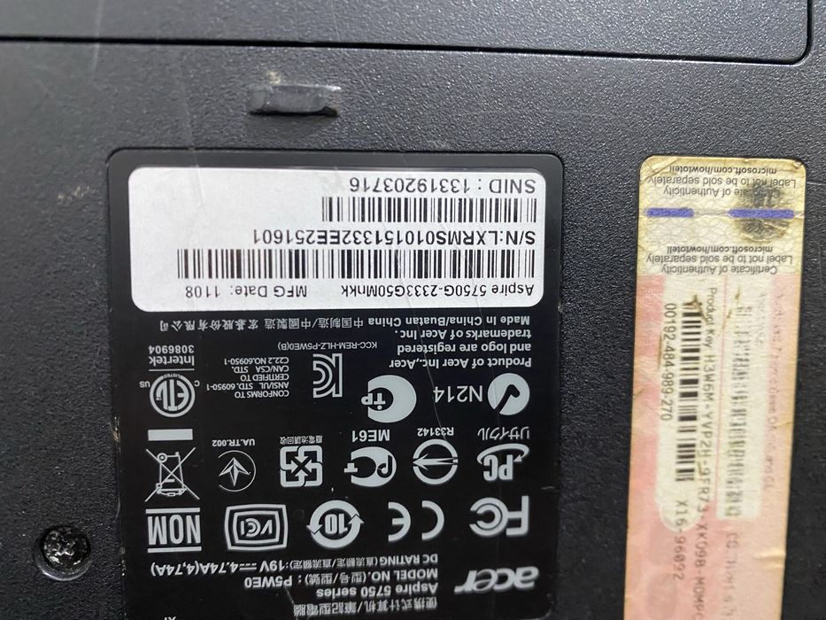 Acer Aspire ноутбуки