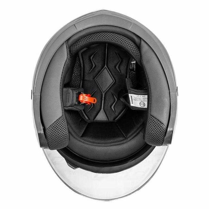 Каска за скутер A-PRO KINETIC SILVER