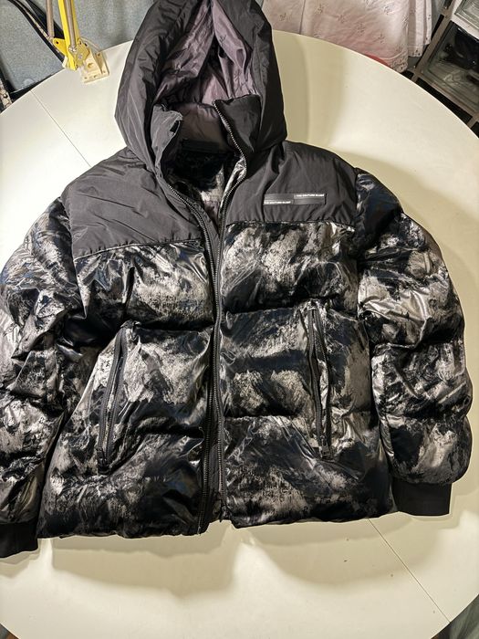 Geaca de puf Couture Club cu gluga