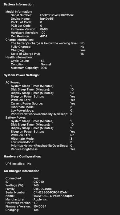 MacBook Pro 16-inch 2021 (M1 Pro, 16 GB, 512GB)