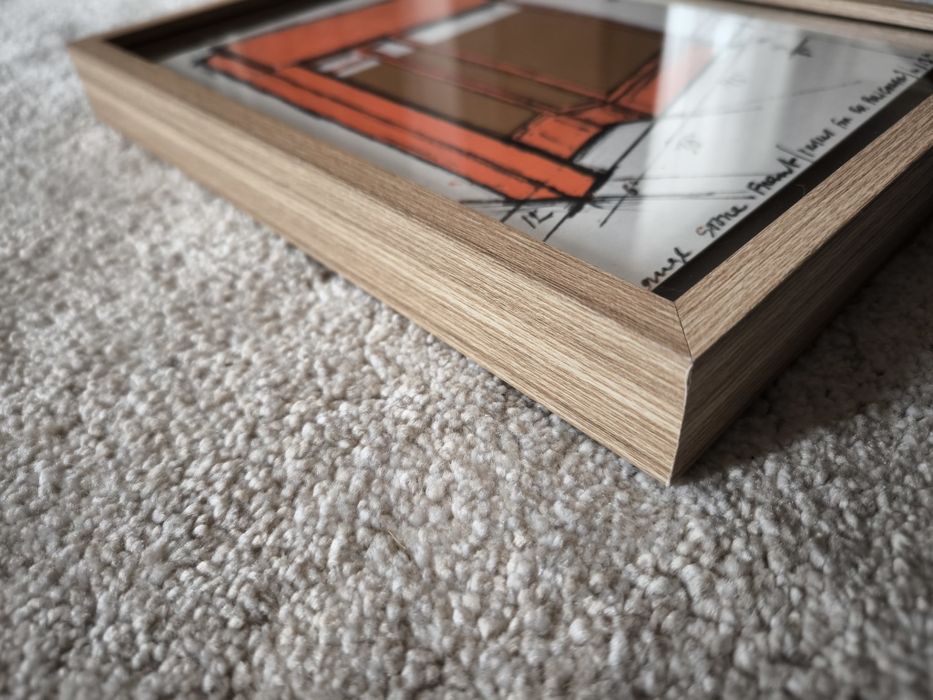 Orange store front-литография с колаж Christo-Христо Явашев