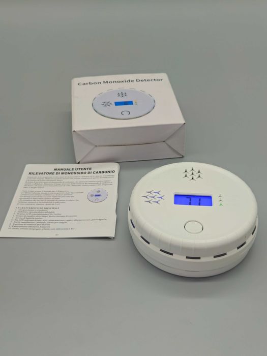 Детектор за въглероден моноксид C203 с LCD дисплей и силна аларма