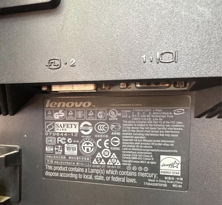 Vand momitor calculator lenovo dell