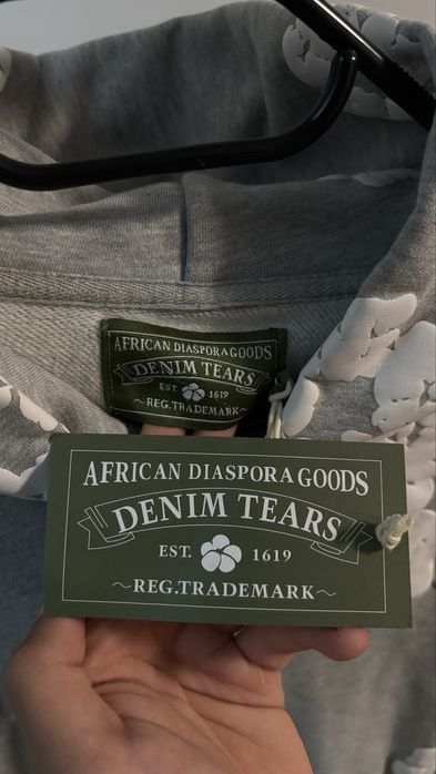 Denim Tears Hoodie - Grey/Сиво - S