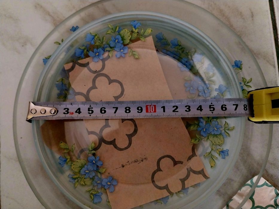 Тортен сервиз - стъкло - нов