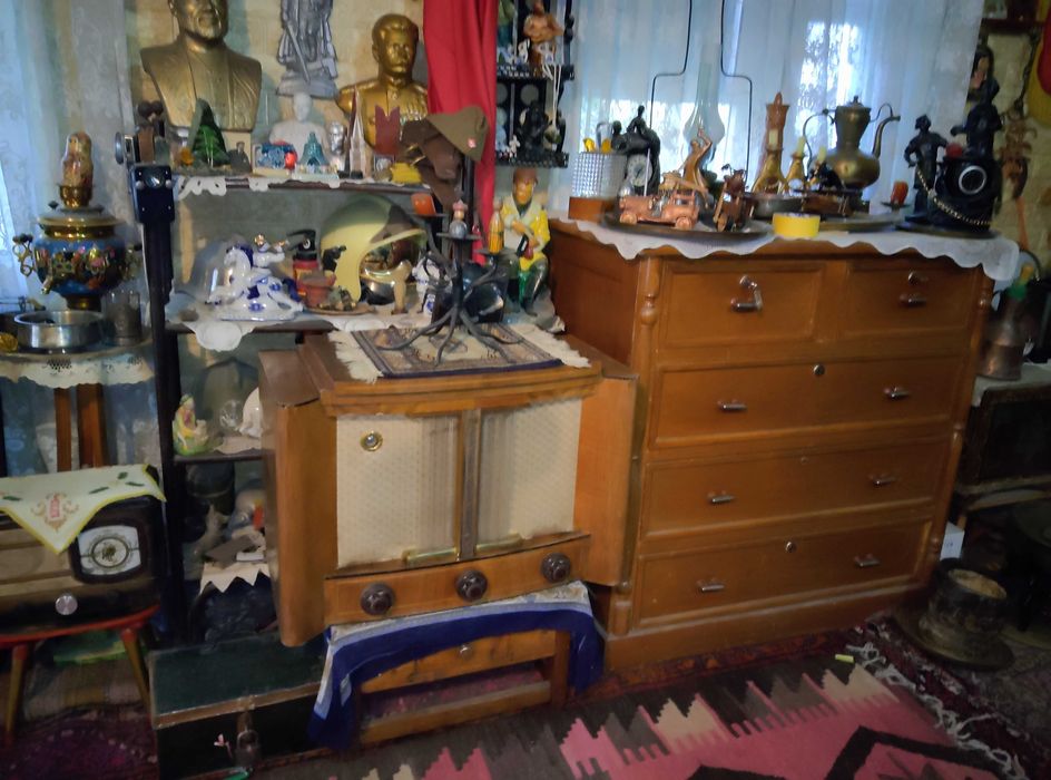 Раритетная и редкая радиола 1-го класса "Мир" юзВЭФ, 1954 г.комплект