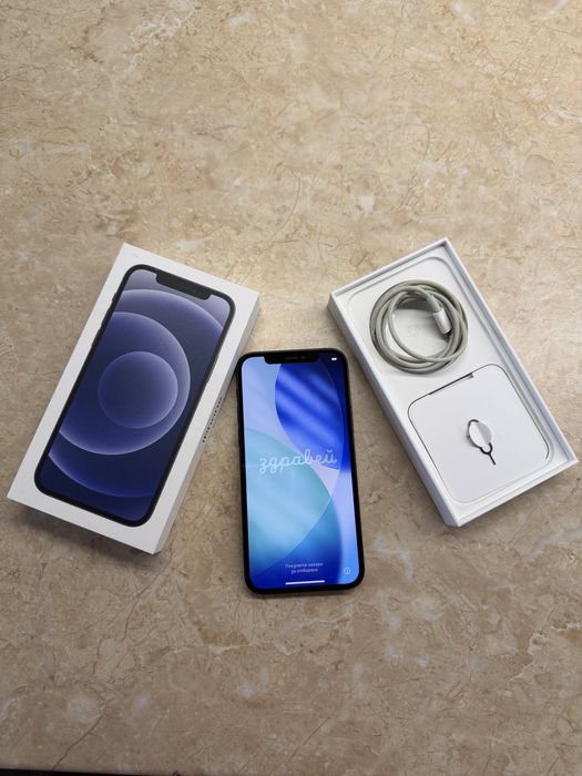 iPhone 12 Black – 256 GB | Отключен | Напълно изправен