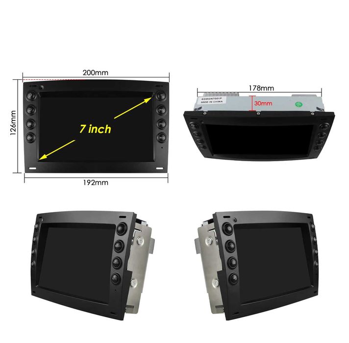 Reducere – Navigație Android 15 Megane 2 Dedicată – CarPlay, QLED, DSP