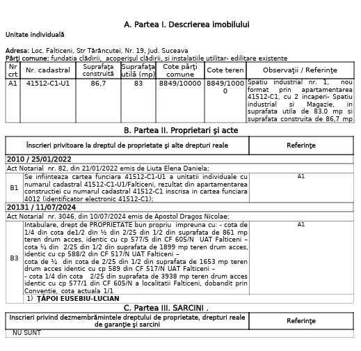 Hală de vânzare 83mp utili Falticeni