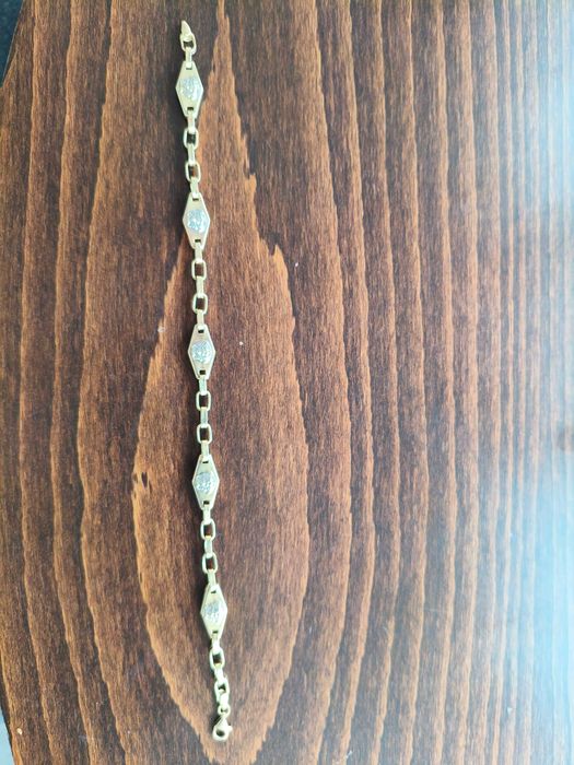 Златна мъжка гривна