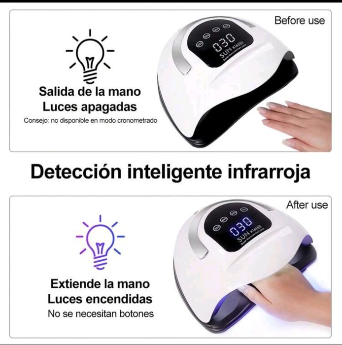 Професионална лампа за маникюр SUN X16 MAX – 320 W – 72 LEDs.