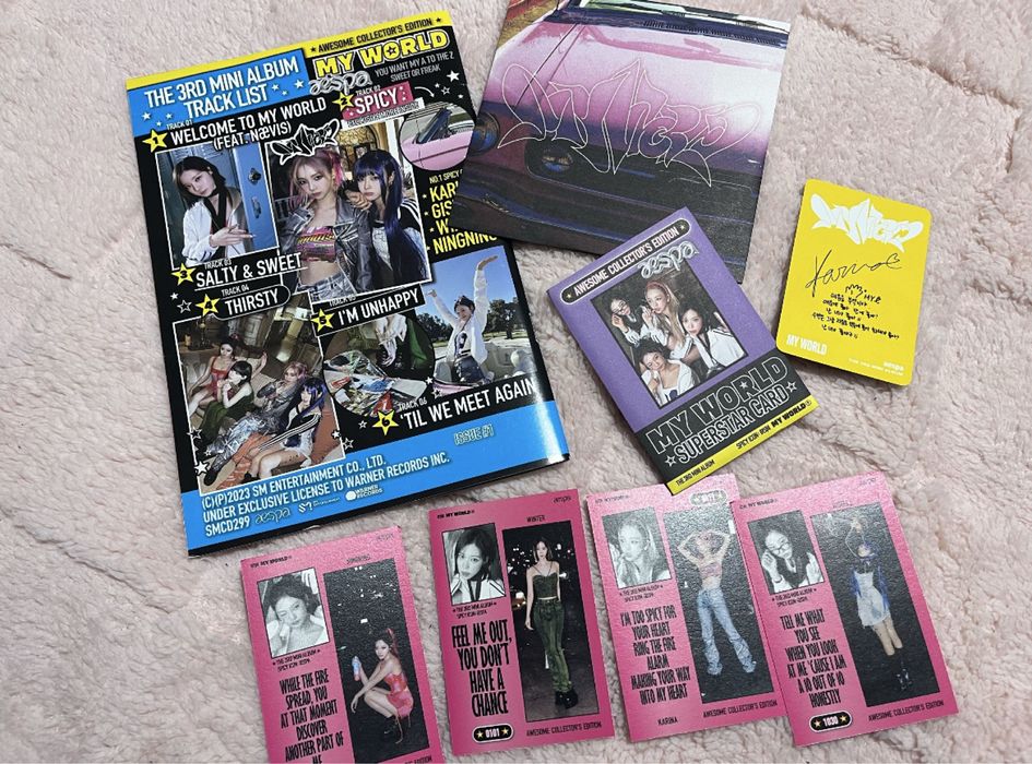 Два албума aespa к-поп