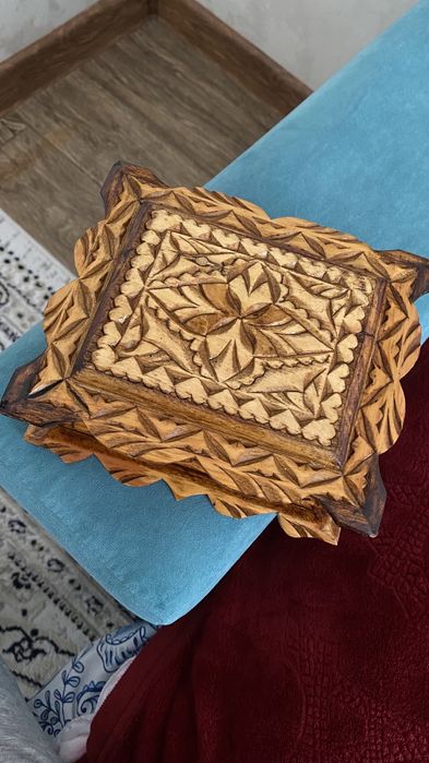 Шкатулка деревянная