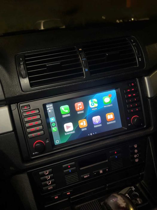 Navigatie BMW E39 / E38  4GB RAM - Carplay / Android Auto, QLED, DSP
