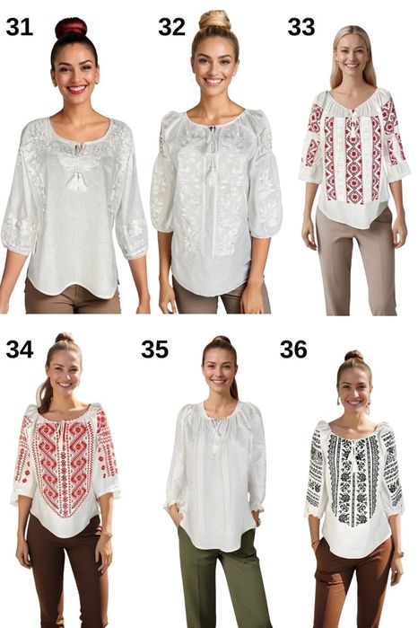 Ii Tradiționale de Damă din Bumbac 100%  . Colectie Noua 2026