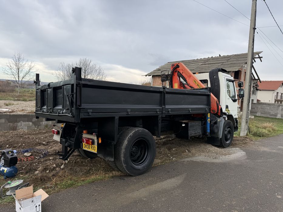 Camion basculabil + macara Daf 2008