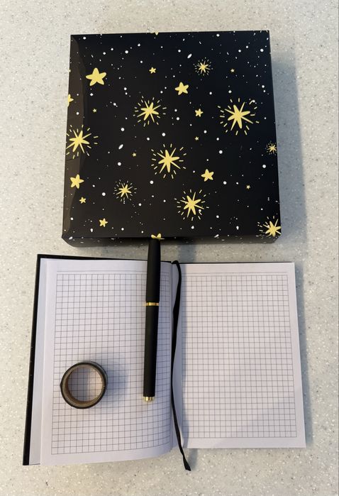 Набор подарочный: ручка, лента и блокнот