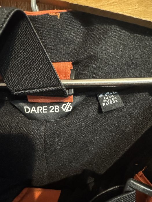 Pantaloni ski dare 2b portocalii