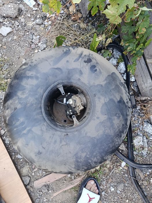 Газова бутилка свалена от БМВ 318İ 118kc