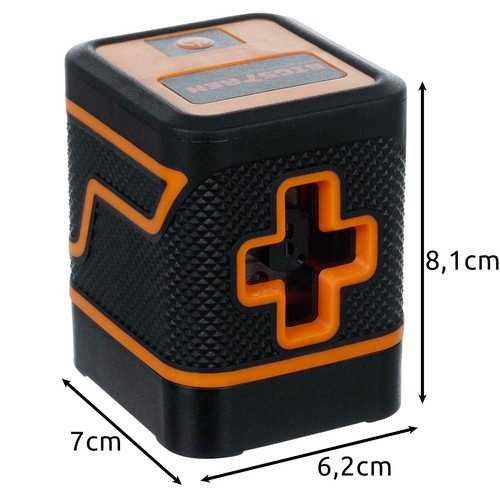 Лазерен нивелир с кръстосани линии Bigstren, самонивелиращ се, зелен лъч