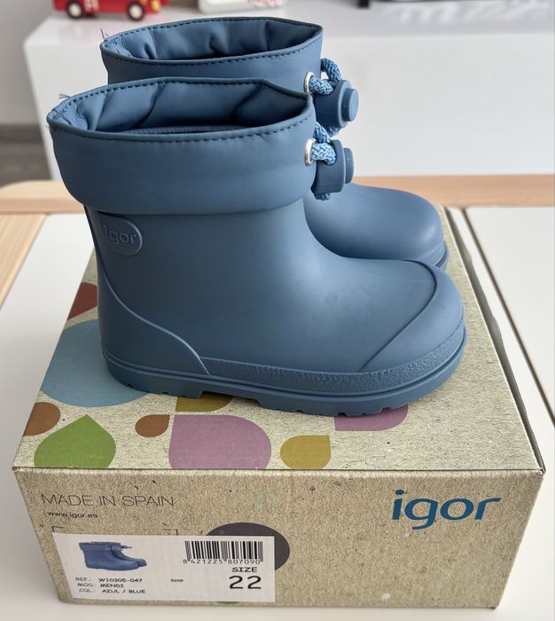 Cizme ploaie Biomecanics Igor Azul/Blue/Size 22