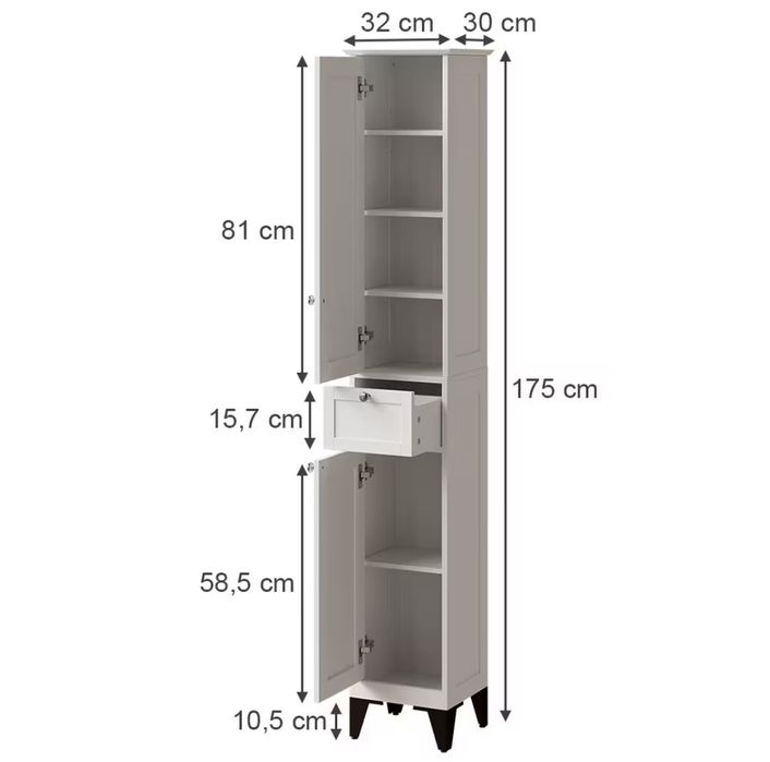 Висока колона/шкаф MDF 8279