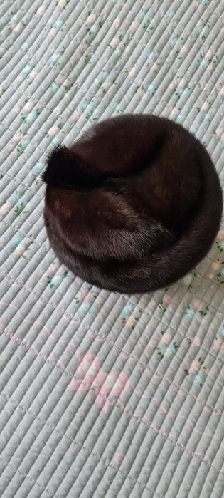 Норковая шапка новая
