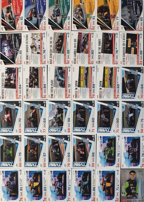 F1® TOPPS TURBO ATTAX 144 бр. Договаряне за някой карти