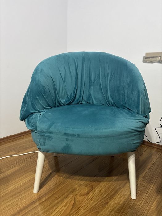 Fotoliu cu husa catifea