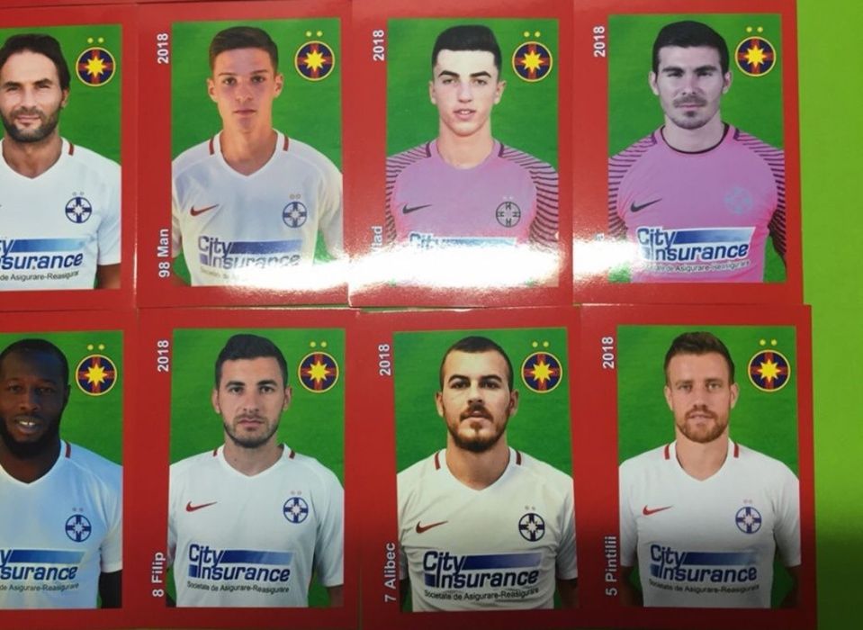 Steaua București Fcsb 2018 set complet no panini Album Niță Man Alibec