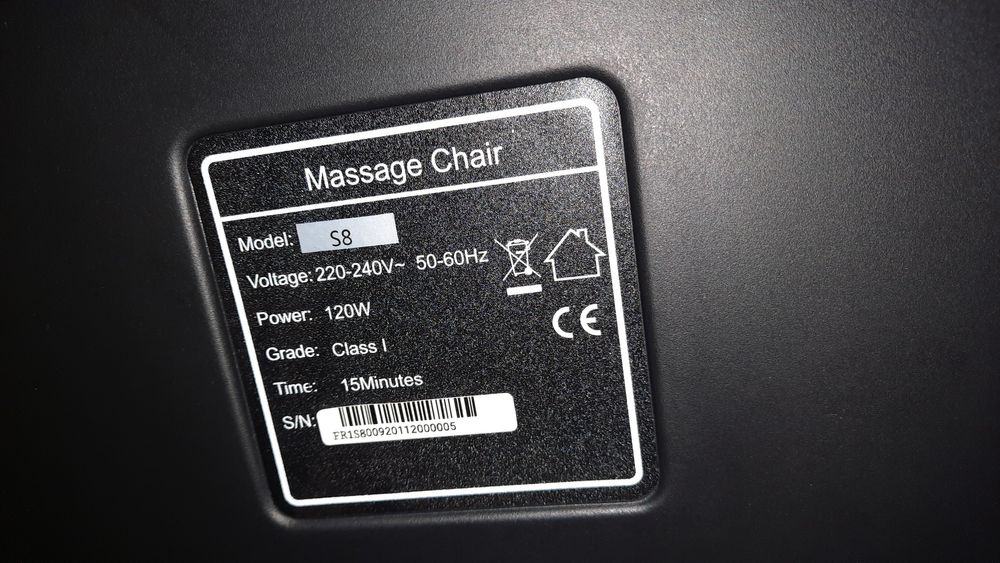 Массажное кресло S8