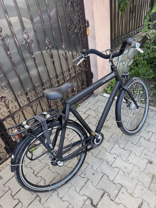 Vand Bicicleta Sparta Leopard 28” Olanda – Shimano Nexus, Dinam în Butuc, Lumini, Portbagaj