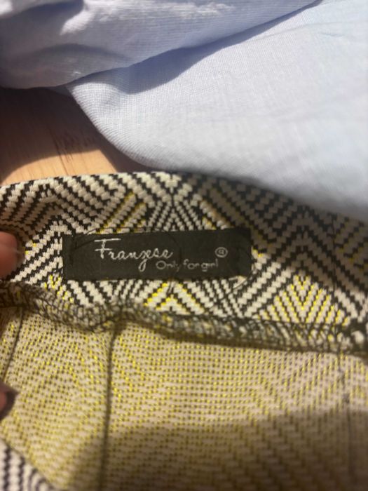 ZARA светлосиня риза + ефектна пола Francesca – комплект XS/S