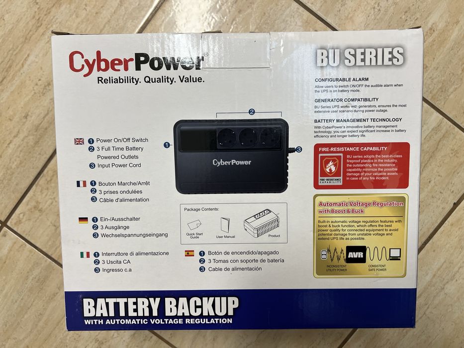 UPS Cyber Power, 600VA / 360W