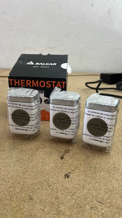 Termostat inteligent calorifer SALCAR TRV801W – Set 3 bucăți (WiFi, Alexa/Google)